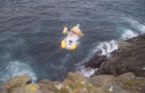 The helicopter wreckage was found close to Garths Ness, at the soutend of Shetland mainland - Photo: Peter Hutchison/Shetnews