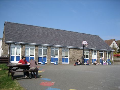 Olnafirth primary school's days could be numbered of councillors back recommendations for it to close next summer. Photo Olnafirth primary school