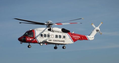 Shetland coastguard helicopter Rescue 102 has been on site all day searching for the missing man, refuelling twice during the day.