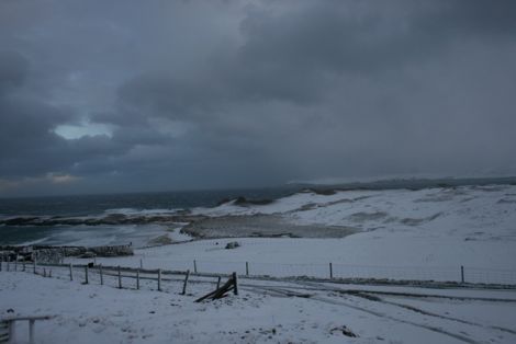 A view over Breckon Beach, in Yell - Photo: Fiona Nicholson