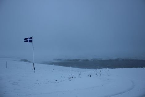 There were five inches of snow in Burrafirth, in Unst, on Thursday morning. Thanks to reader Heather Gray for sending in this photo.