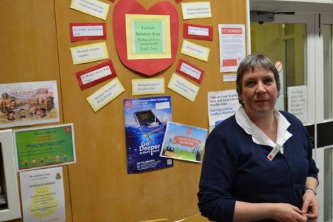 Angela Nunn of the Salvation Army's Lerwick branch.