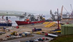 More lucrative decommissioning work is heading Lerwick Harbour's way. Photo: Mark Fullerton