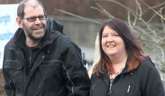 Michael Irvine and Louise Cogle: 'felt fragile for weeks' - Photo: ShetNews/Hans J Marter