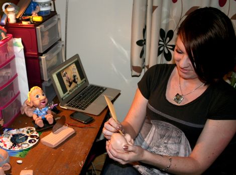 The demand for bobble heads transformed a hobby into a business - Photo: Chris Cope