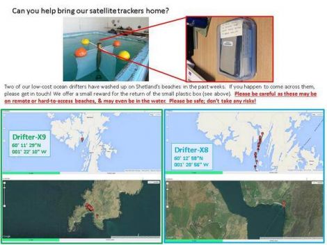 This image shows where the missing satellite trackers can be found.