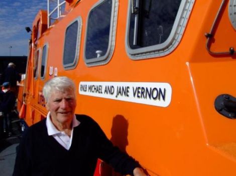 The late Sir Michael Vernon - Photo: RNLI