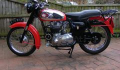 A 1963 BSA A10 Super Rocket by T. Outhwaite.