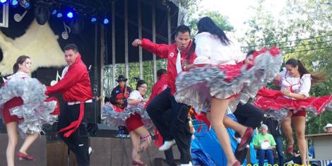 Indigenous dance act The Asham Stompers from Manitoba are bound get things moving.