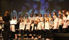 The Bell's Brae Primary School at last year's festival. Photo: Davie Gardner