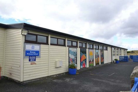 The old Bressay primary school. Photo: Charlie Umphray