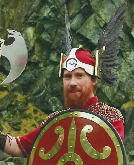 Crofter Derek Jamieson, pictured at last year's Uyeasound Up Helly Aa, is one of the 18 investors.