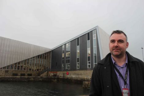 Beyond Mareel - Shetland Arts director Gwilym Gibbons is looking ahead after eight years at the helm. Photo Shetnews