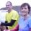 Karen and Maurice Fraser talking a break from preparing for the London marathon- Photo: hans J Marter/ShetNews