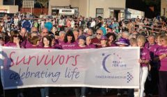 In 2012 the Relay for Life was blessed with glorious sunshine as 130 cancer survivors started the even with their lap of honour. Photo Hans J Marter