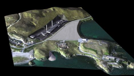 An image of the new Rova Head power station proposed by SHEPD last year.