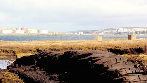 From peat to prosperity. The long term future of Sullom Voe oil terminal looks healthier as BP announces yet more investment. Photo Shetnews