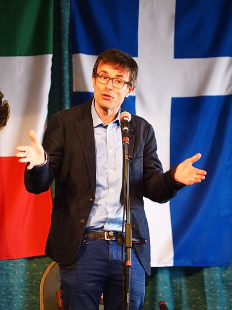 The festival was opened by BBC News business editor Robert Peston who was in Shetland to report on the independence debate - Photo: Chris Brown