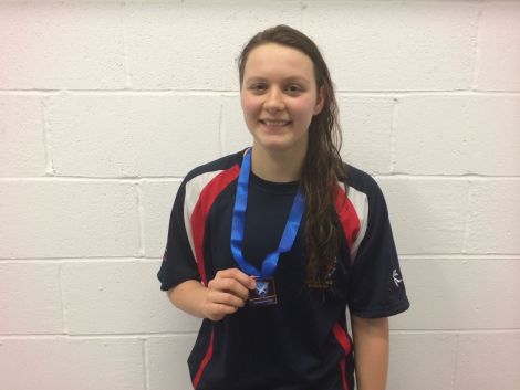 Shetland swimmer Andrea Strachan.