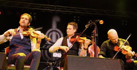 The Nordic Fiddlers Bloc masterfully blending the music of Norway, Sweden and Shetland.