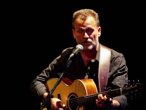 Folk/blues maestro Martin Simpson played before a 180-strong crowd at Mareel on Friday night. Photo: Chris Brown