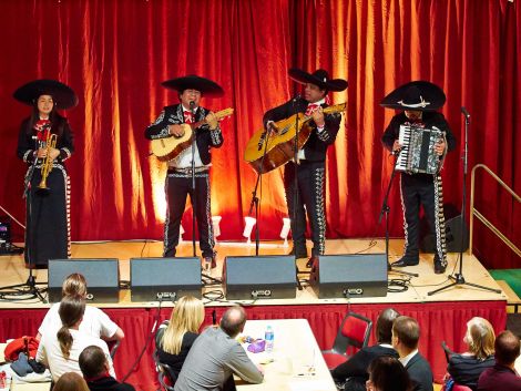 London-based Mariachi Tequila brought a flavour of Mexico to South Nesting. Photo: Chris Brown