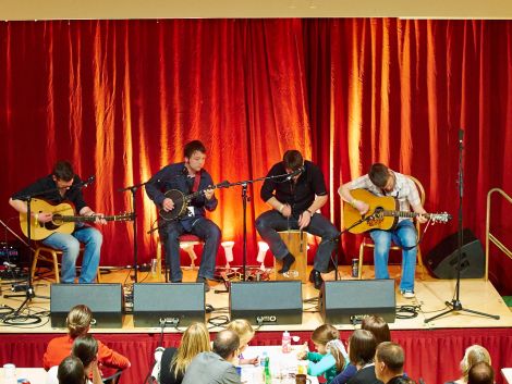 Shetland's own boyband Vair. Photo: Chris Brown