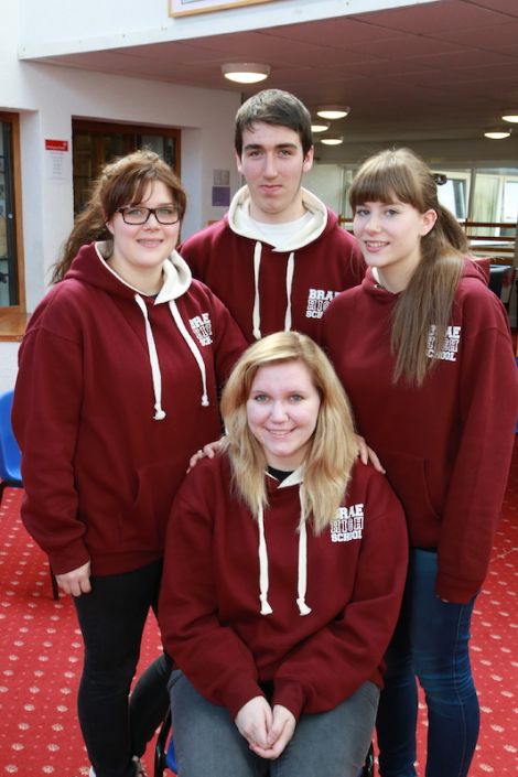 Borealis team are (from left to right): Rebekah Laurenson, Iwan MacBride, Erin Thomson and Katarina Duernberger - Photo: Gordon Stove