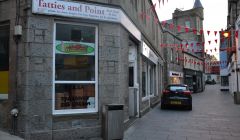 Tatties & Point was the other food outlet turned down for a 4am licence to serve food. Photo: Shetnews