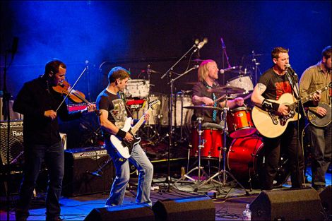 The Revellers got to share the stage with the band whose music brought them together in the first place. Photo: Dale Smith