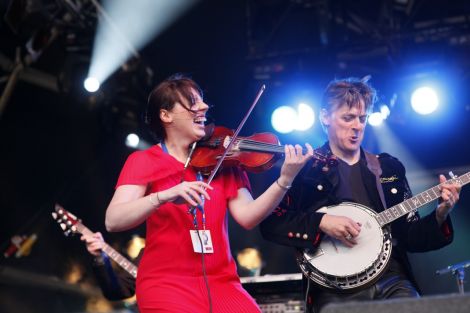 Linda Irvine and Paul Johnston of Rock Salt & Nails in full flow. Photo: Ben Mullay