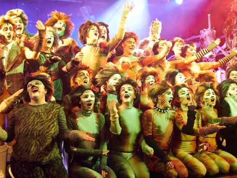 The Kirkwall Amateur Operatic Society in full voice on stage at The Garrison Theatre. Photo Chris Brown