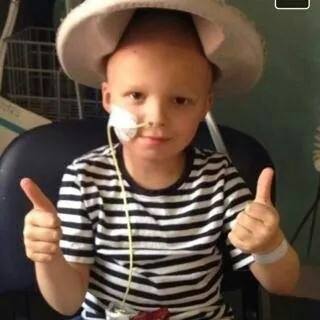 Six year old Charlie Newlands is receiving treatment for luekaemia.