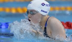 Erraid Davies won a swimming bronze in Glasgow. Photo: Ian MacNicol