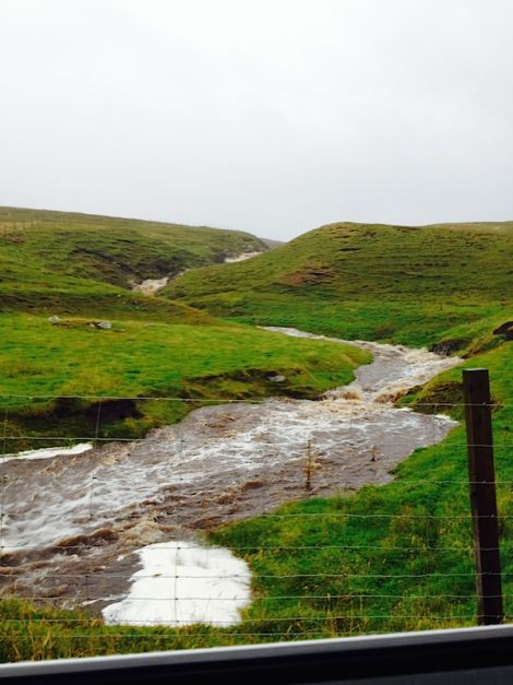 A burn in the Dale of Waas in full spate - Photo: Katherine Jamieson