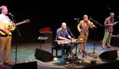 The Battlefield Band entertained folk fans at Mareel on Wednesday night. Photo: Davie Gardner