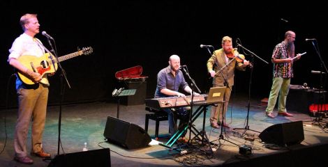 The Battlefield Band entertained folk fans at Mareel on Wednesday night. Photo: Davie Gardner