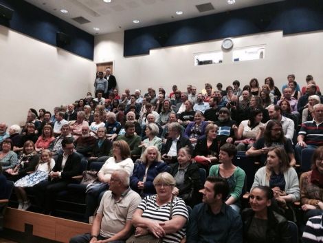 And here's the picture Nicola Sturgeon took - note the Shetland News photographer snapping her back in the top right.