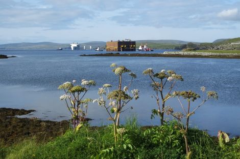 How it all looked from Bressay. Photo: Krystyna Manson