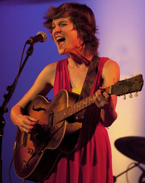 Devon Sproule in full flow at the Garrison in August 2012. Photo: Billy Fox