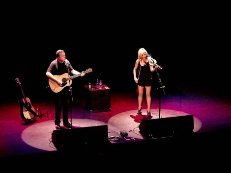 Fresh from Cambridge Folk Festival, the duo delivered a "hugely enjoyable" two hours of music. Photo: Chris Brown