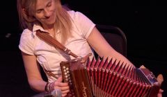 Irish traditional music phenomenon Sharon Shannon was warmly welcomed at Mareel on Friday night. Photo Chris Brown