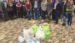 Food and toiletries were donated to the Salvation Army's food bank service at the inaugural 'Let's Make Change' meeting.