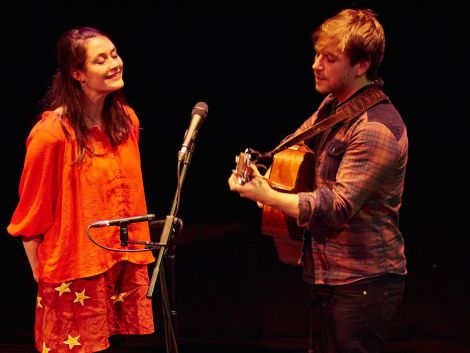 An engaging and entertaining live act: Rachel Sermanni and Colin Macleod at Tuesday night's concert - Photo: Chris Brown