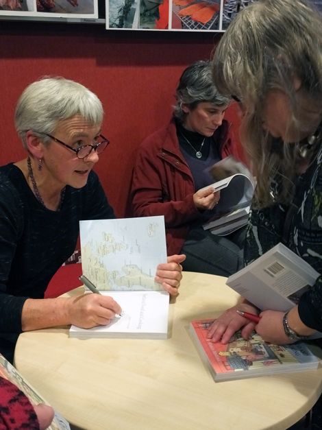 Marian Armitage during the book signing on Friday night - Photos: Elizabeth Atia