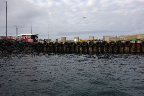 The nearest available pier if Toft closes would be West Burrafirth.