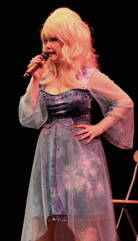 The Dolly Parton Story arrived in Shetland with a "mesmerising" performance by tribute act Angela Pattison at Mareel on Saturday night. Photo Davie Gardner