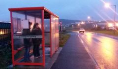 Students left out in the cold by the council's revamped bus timetable.