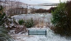 A dusting of snow.