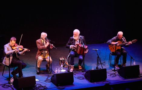 Boys of the Lough on stage at Mareel during Sunday's matinee show. Photo: Chris Brown